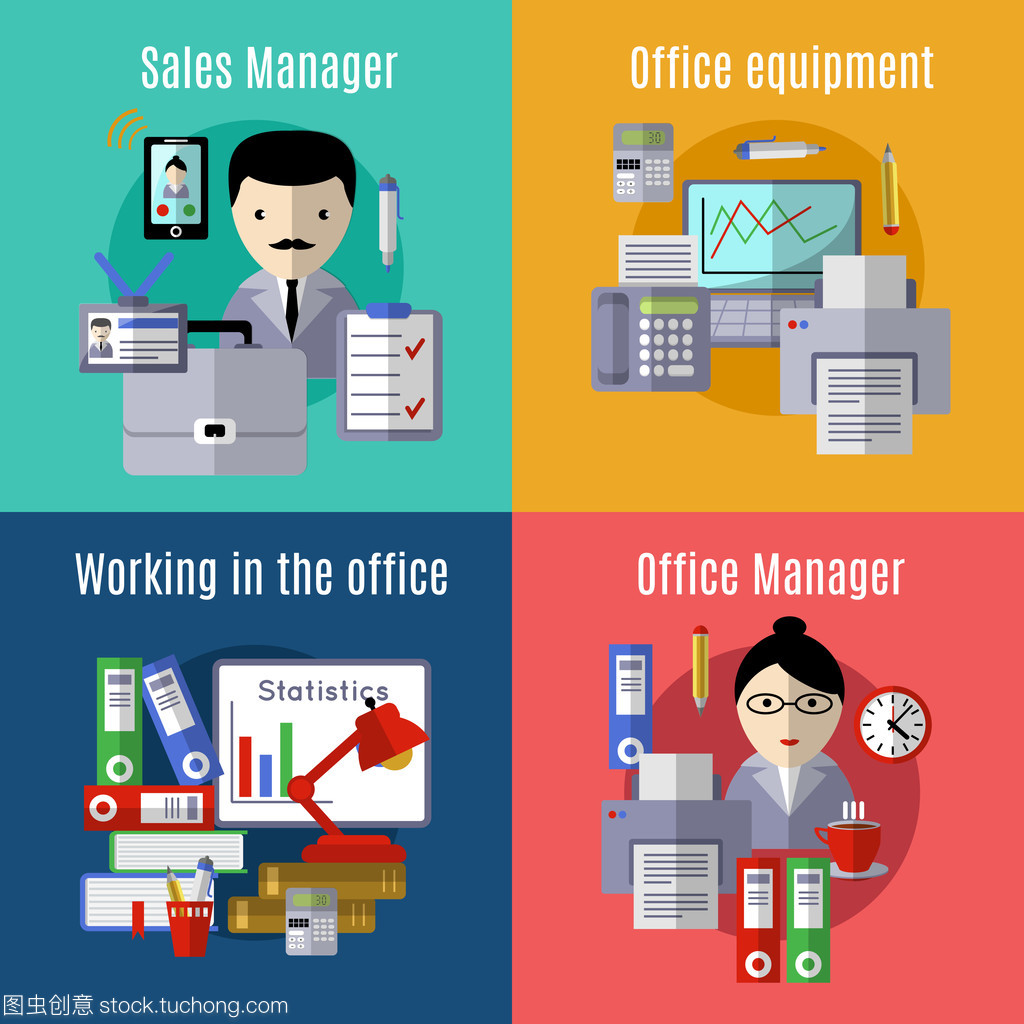 办公室平面图标集在设备销售中的应用与价值